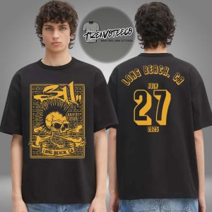 311 Band At Long Beach CA On July 27 2025 Limited Two Sided Unisex T-Shirt