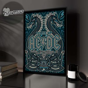 AC DC Power Up Tour At Ullevi In Gothnburg SE On July 28 And August 1 2025 Home Decor Poster Canvas