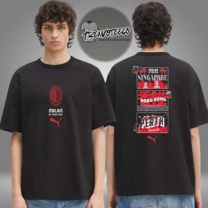 AC Milan Tour 2025 Two Sided Unisex T-Shirt