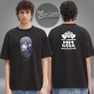 Ado World Tour 2025 Fashionable Hibana Secret Membership Club DokkiDokki Two Sided Unisex T-Shirt