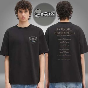 Avenged Sevenfold Argentina 2025 Logo Two Sided Unisex T-Shirt