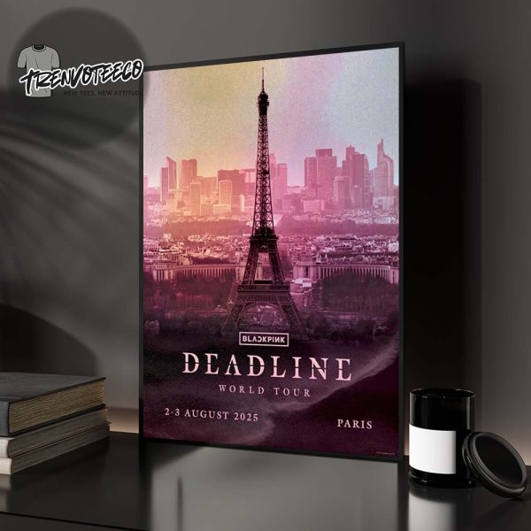 BLACKPINK Deadline World Tour 2025-2026 Paris Exclusive Merch Home Decor Poster Canvas