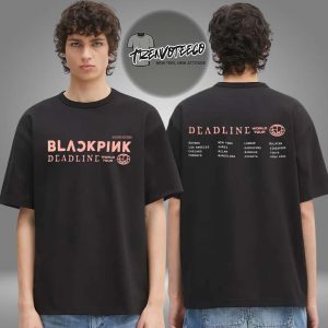 BLACKPINK Deadline World Tour 2025-2026 Schedule Two Sided Unisex T-Shirt
