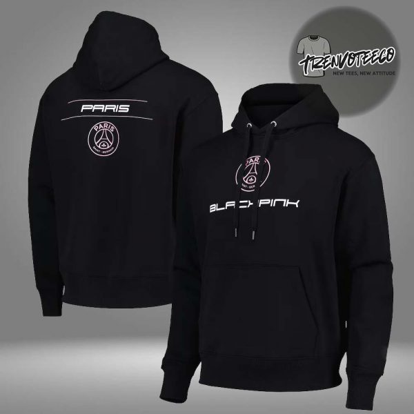 BLACKPINK x PSG Paris Deadline World Tour 2025-2026 Logo Two Sided Hoodie Shirt