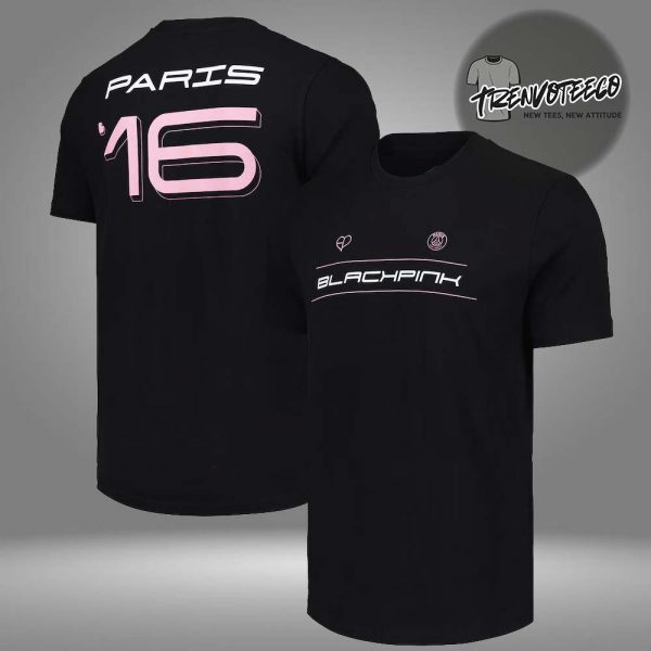 BLACKPINK x PSG Paris Deadline World Tour 2025-2026 Paris 16 Graphic Two Sided Unisex T-Shirt