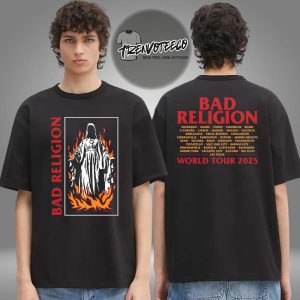 Bad Religion New Merch 2025 Burn Two Sided Unisex T-Shirt