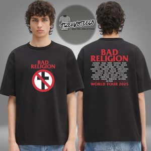 Bad Religion New Merch 2025 Cross Buster Two Sided Unisex T-Shirt