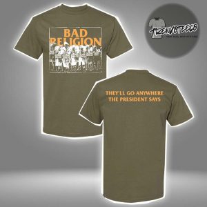 Bad Religion New Merch 2025 President Save 2025 Two Sided Unisex T-Shirt