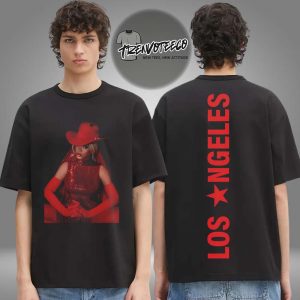 Beyonce Cowboy Carter Tour 2025 Los Angeles Exclusive Two Sided Unisex T-Shirt