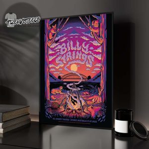 Billy Strings At Icc Sydney Theatre In Sydney Australia On July 17 2025 Home Decor Poster Canvas