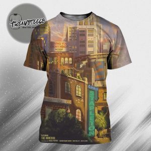 Chris Stapleton Featuring The Honchos Poster Nigh 1 At Madison Square Garden In New York NY On July 25 2025 All Over Print Shirt