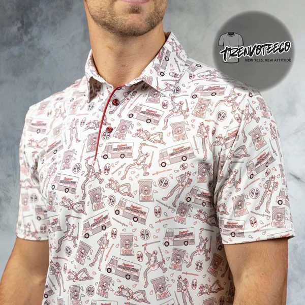 Deadpool Chips And Chimi RSVLTS Collection 2025 Polo T-Shirt