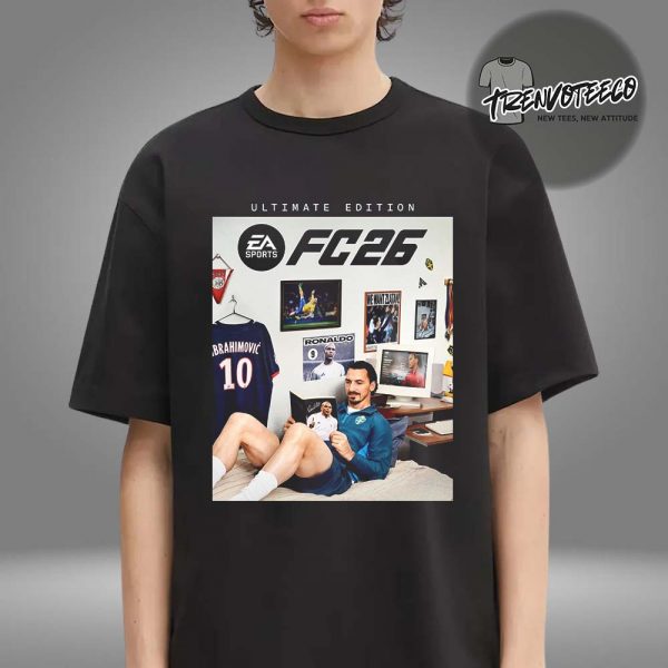 FC 26 EA Sports Cover Athlete Zlatan Ibrahimovic Ultimate Edition Unisex T-Shirt
