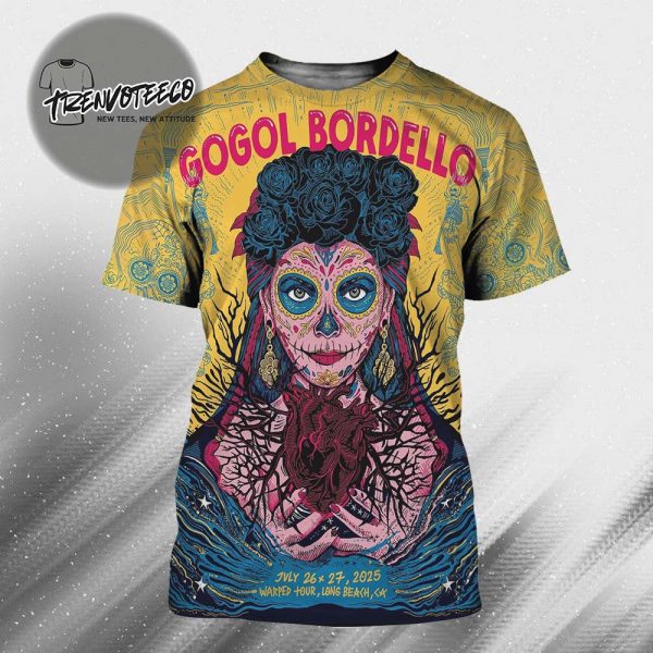 Gogol Bordello At Warped Tour In Long Beach CA On July 26 27 2025 All Over Print Shirt