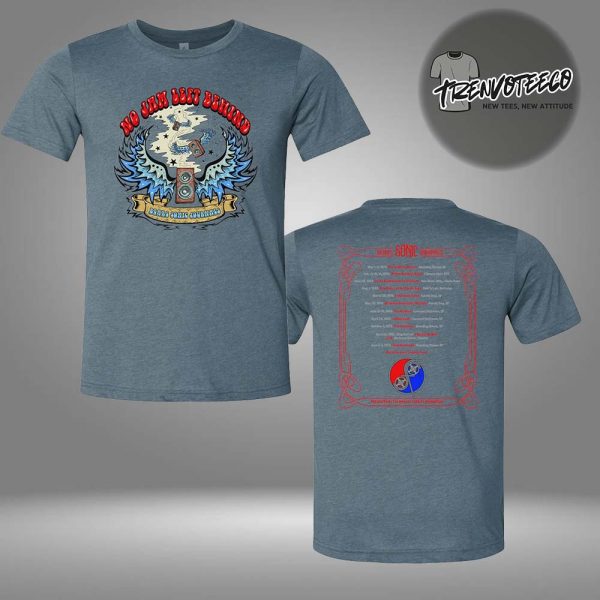 Grateful Dead Merch Mountain OSF No Jam Left Behind Two Sided Unisex T-Shirt