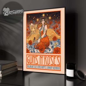 Guns N Roses At Ernst Happel Stadium In Vienna AT On July 24 2025 Home Decor Poster Canvas