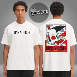 Guns N Roses At Usce Park In Belgrade RS On July 18 2025 Two Sided Unisex T-Shirt
