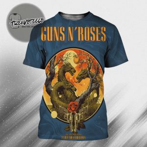Guns N Roses At Vasil Levski National Stadium In Sofia Bulgaria On July 21 2025 All Over Print Shirt