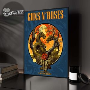 Guns N Roses At Vasil Levski National Stadium In Sofia Bulgaria On July 21 2025 Home Decor Poster Canvas