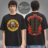 Guns N Roses Vintage Cross World Tour 2025 Two Sided Unisex T-Shirt