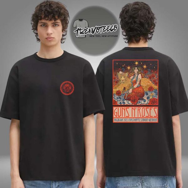 Guns N Roses Vienna AT Exclusive Two Sided Unisex T-Shirt