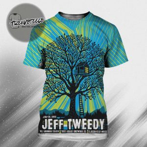 Jeff Tweedy Wilco Band At Tree House Brewing In South Deerfield MA On July 24 2025 All Over Print Shirt