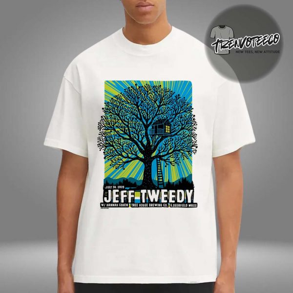 Jeff Tweedy Wilco Band At Tree House Brewing In South Deerfield MA On July 24 2025 Unisex T-Shirt
