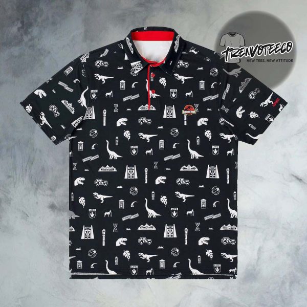 Jurassic Park Life Finds A Way RSVLTS Collection 2025 Polo T-Shirt