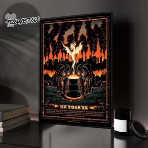 King Gizzard And The Lizzard US Tour 2025 Schedule Home Decor Poster Canvas