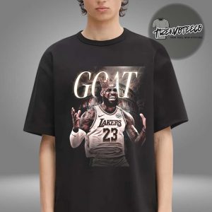 King of the Court LeBron James Crowned GOAT in Epic Fan Art Unisex T-Shirt