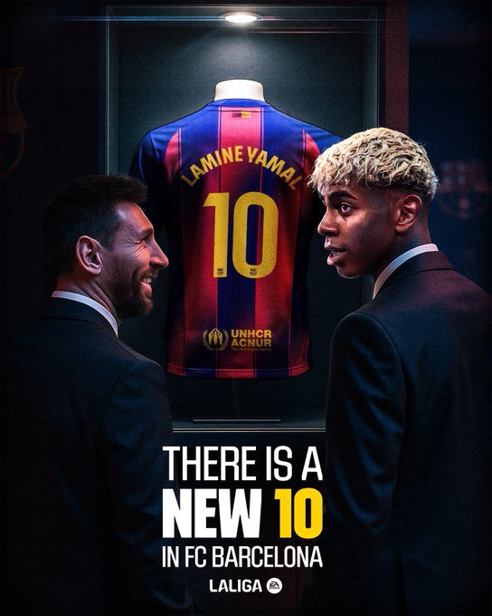 Lamine Yamal x Leo Messi There Is A New 10 In FC Barcelona