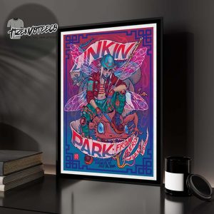 Linkin Park From Zero World Tour 2025 At Barclays Center In Brooklyn Ny On July 29 2025 Home Decor Poster Canvas