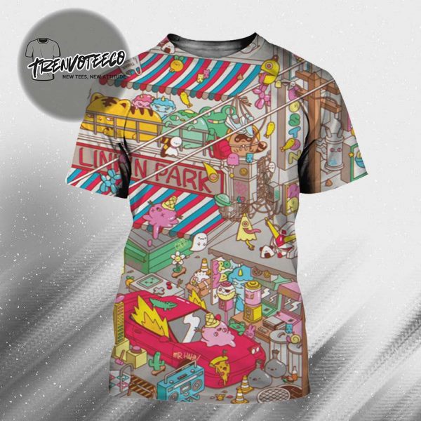 Linkin Park From Zero World Tour 2025 At Boston MA On July 29 2025 All Over Print Shirt