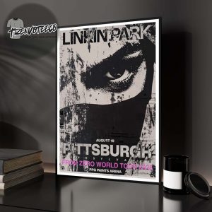 Linkin Park From Zero World Tour 2025 At PPG Paints Arena In Pittsburgh PA On August 19 2025 Home Decor Poster Canvas