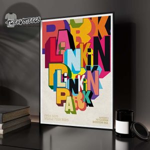 Linkin Park From Zero World Tour 2025 At TD Garden In Boston MA On August 1 2025 Home Decor Poster Canvas
