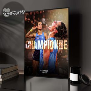 Lois Boisson Claims The Champions Hambourg European Open Title WTA 250 Hambourg Home Decor Poster Canvas