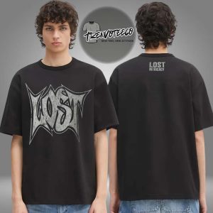 Lost Intricacy Midnight Empire Black Lost Outline Two Sided Unisex T-Shirt
