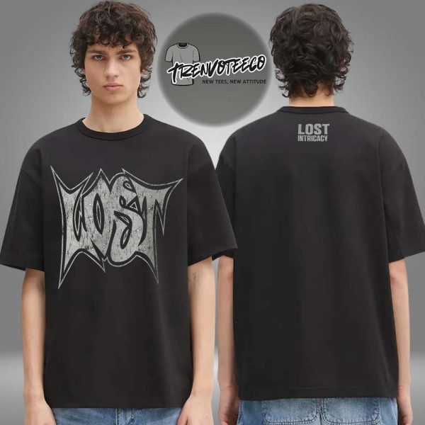 Lost Intricacy Midnight Empire Black Lost Outline Two Sided Unisex T-Shirt
