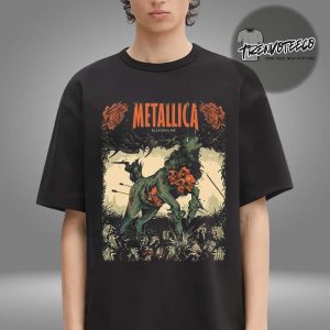 Metallica Poster Art By Artis Michelle KamMei Harvey Bleeding Me Unisex T-Shirt