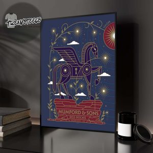 Mumford And Sons Night 1 At Red Rocks In Morrison CO On July 21 2025 Home Decor Poster Canvas