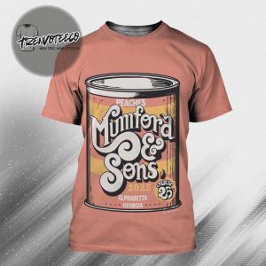 Mumford And Sons Poster Music Show In Alpharetta Georgia On July 25 2025 All Over Print Shirt
