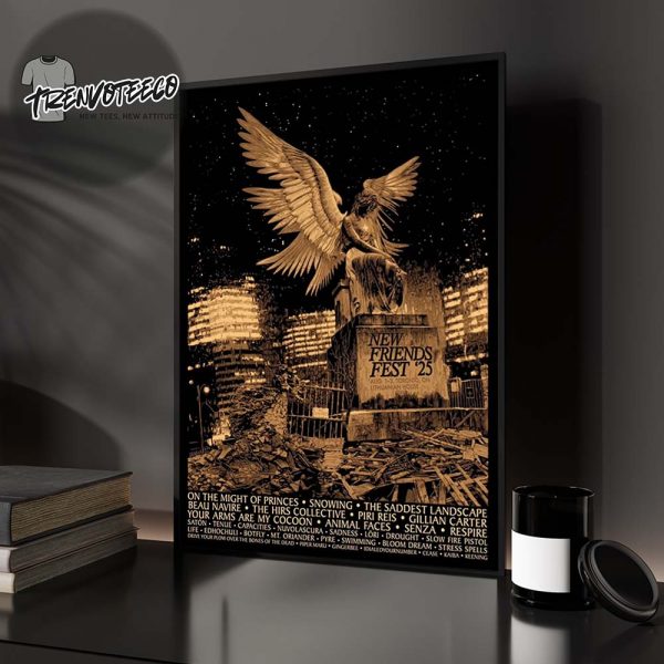 New Friends Fest 25 Toronto At Lithuanian House  On August 1-3 2025 Line Up Home Decor Poster Canvas