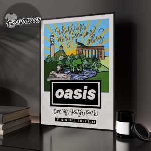 Oasis At Manchester UK On July 11 12 16 19 20 2025 What The Story Morning Glory Home Decor Poster Canvas