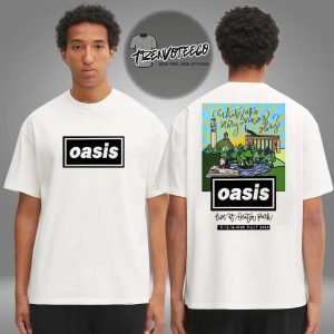 Oasis At Manchester UK On July 11 12 16 19 20 2025 What The Story Morning Glory Two Sided Unisex T-Shirt