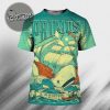 Dave Matthews Band Poster Music At Bank Of New Hampshire Pavilion In Gilford NH On July 23 2025 All Over Print Shirt