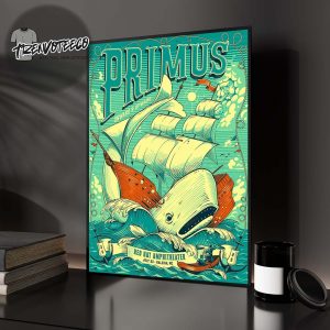 Primus Onward And Upward Tour At Red Hat Amphitheater In Raleigh NC On July 23 2025 Home Decor Poster Canvas
