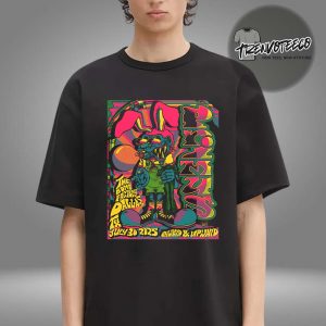 Primus Onward And Upward Tour At The Bomb Factory In Dallas TX On July 30 2025 Unisex T-Shirt