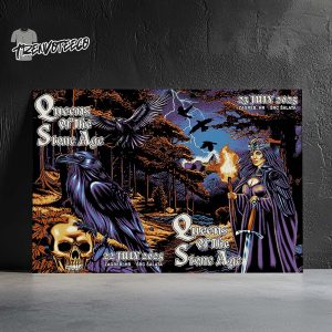 Queens Of The Stone Age Full Show Combined Poster At Src Salata In Zagreb HR On July 22 23 2025