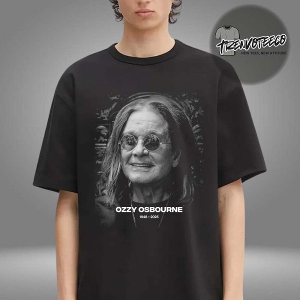 Resp In Peace Ozzy Osbourne 1948-2025 Unisex T-Shirt