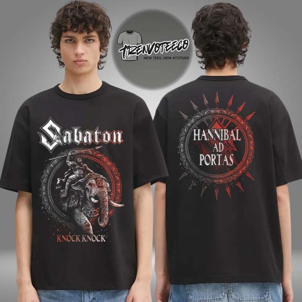 Sabaton Lightning At The Gates Hannibal Ad Portas Two Sided Unisex T-Shirt